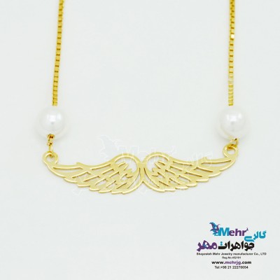 گردنبند طلا - طرح بال