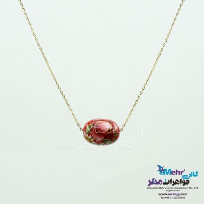 گردنبند طلا - طرح ساکورا