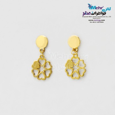 گوشواره طلا - طرح قلب