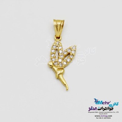 آویز طلا - طرح تینکربل