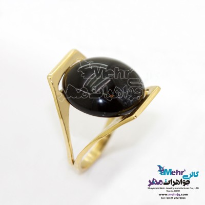 انگشتر طلا - سنگ انیکس