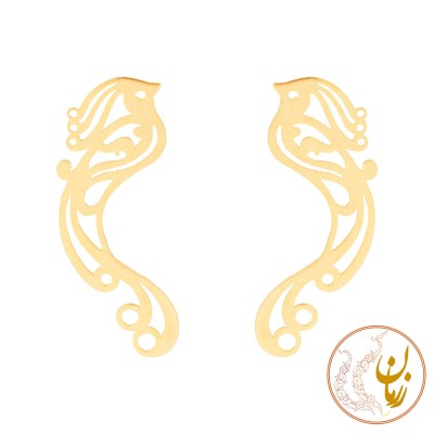 گوشواره طلا - طرح سیمرغ