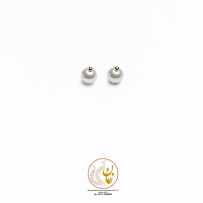 گوشواره طلا - طرح مروارید نشان