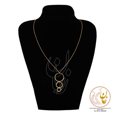 گردنبند طلا - طرح هندسی