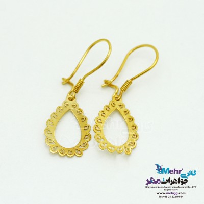 گوشواره طلا - طرح اسلیمی