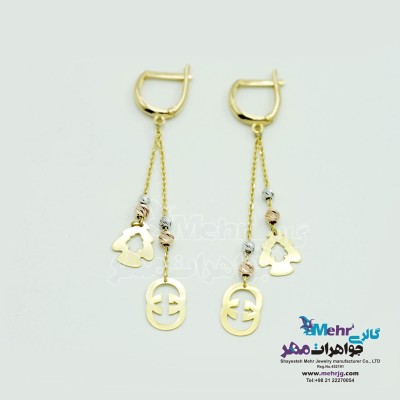 گوشواره طلا - طرح گوچی
