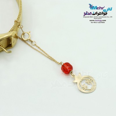 آویز ساعت طلا - طرح انار