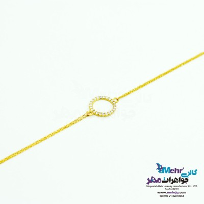 دستبند طلا - طرح دایره