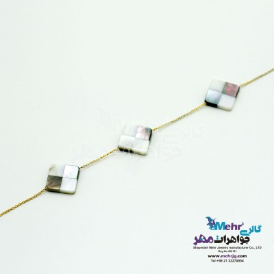 دستبند طلا - صدف شطرنجی