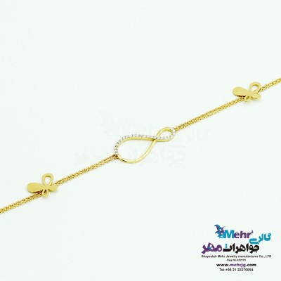 دستبند طلا - طرح بی‌نهایت