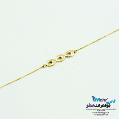 دستبند طلا - طرح اشک