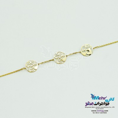 دستبند طلا - طرح اسپیرال
