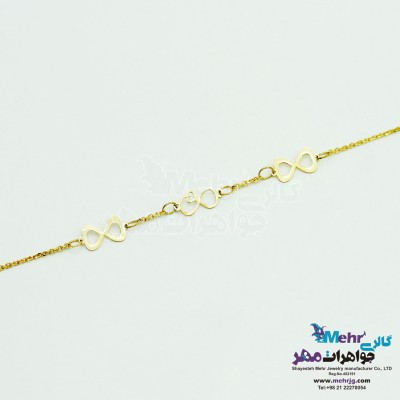 دستبند طلا - طرح بی‌نهایت