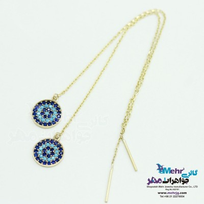 گوشواره طلا - طرح چشم‌نظر