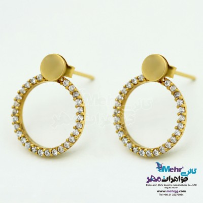 گوشواره طلا - طرح هندسی