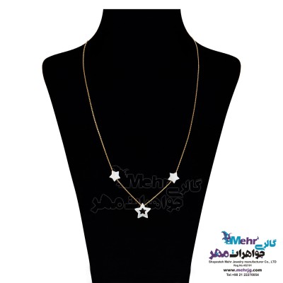 گردنبند طلا - طرح ستاره
