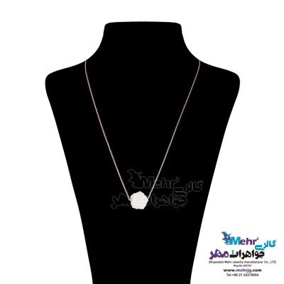 گردنبند طلا - صدف گل