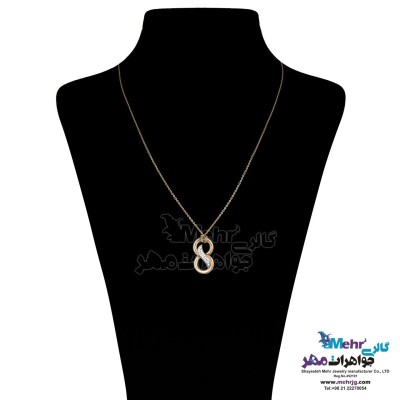 گردنبند طلا - طرح بی‌نهایت