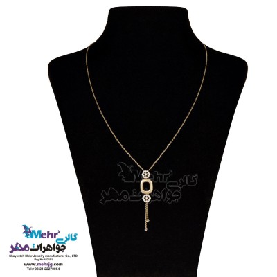 گردنبند طلا - طرح هندسی