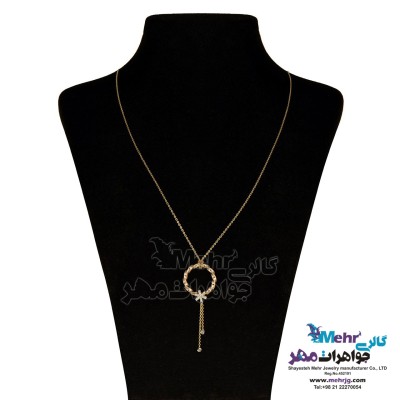 گردنبند طلا - طرح برف