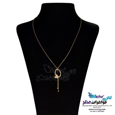 گردنبند طلا - طرح پروانه