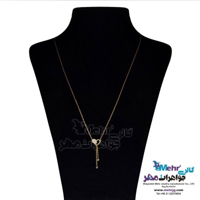 گردنبند طلا - طرح قلب