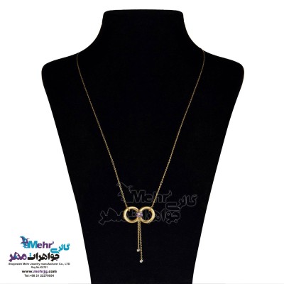 گردنبند طلا - طرح بی‌نهایت