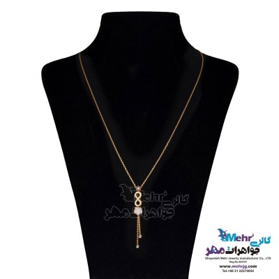 گردنبند طلا - طرح بی‌نهایت