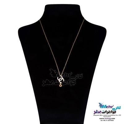 گردنبند طلا - طرح شنل