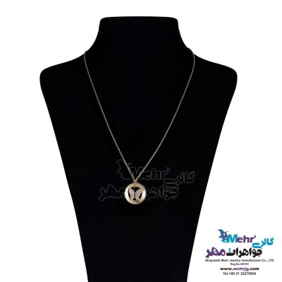 گردنبند طلا - طرح پروانه
