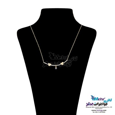 گردنبند طلا - طرح پروانه