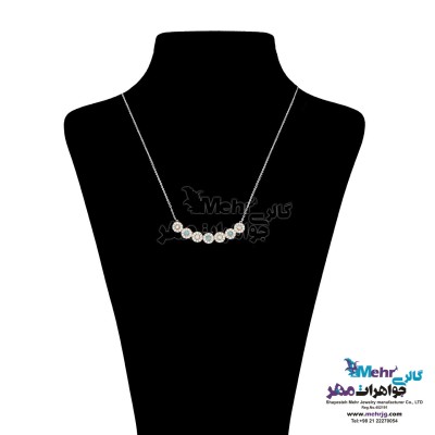 گردنبند طلا - طرح فلاور