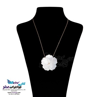 گردنبند طلا - صدف گل