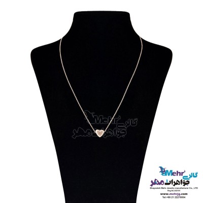 گردنبند طلا - طرح قلب