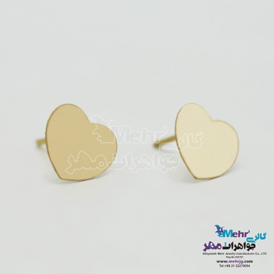 گوشواره طلا - طرح قلب