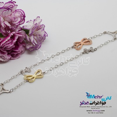 دستبند طلا - طرح پروانه