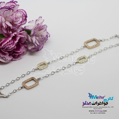دستبند طلا - طرح هندسی