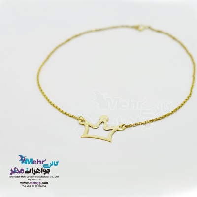 دستبند طلا - طرح تاج