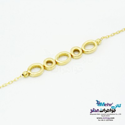 دستبند طلا - طرح هندسی