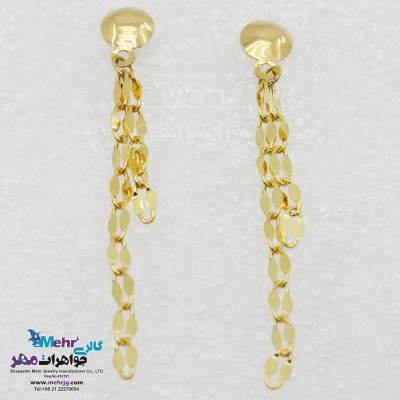 گوشواره طلا - طرح استار