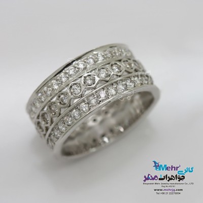انگشتر طلا - طرح لانه زنبوری