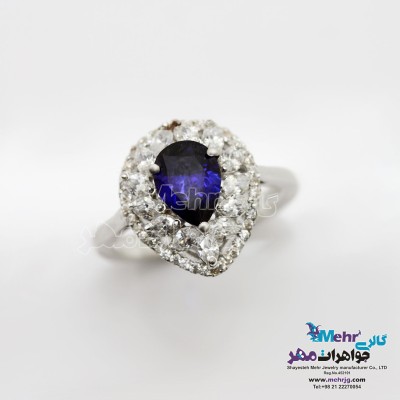 انگشتر جواهر - طرح اشک