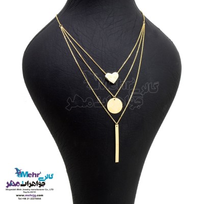 گردنبند طلا - طرح قلب