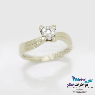 انگشتر طلا - طرح فلاور