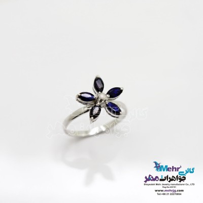 انگشتر طلا - طرح گل مارکیز