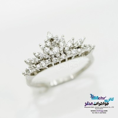 انگشتر طلا - طرح تاج