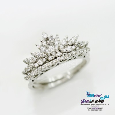 انگشتر طلا - طرح تاج