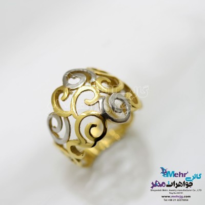 انگشتر طلا - طرح اسپیرال