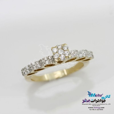 انگشتر طلا - طرح تاج