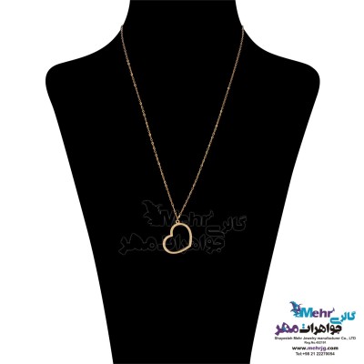 گردنبند طلا - طرح قلب